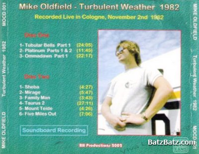 Mike Oldfield - Turbulent Weather 1982 (Bootleg) 2002