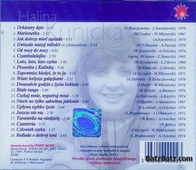 Halina Kunicka - Zlote Przeboje 1999