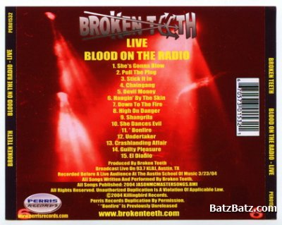 Broken Teeth - Blood On The Radio (live) 2004