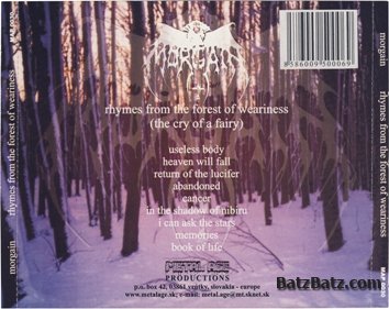 Morgain - Rhymes From The Forest Of Weariness (The Cry Of A Fairy) 2001