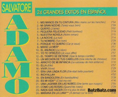 SALVATORE ADAMO - 24 GRANDES EXITOS EN ESPANOL 1993