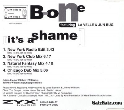 B-One - It's A Shame (Maxi-Single) (1996)