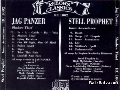 Jag Panzer - Steel Prophet - Shadow Thief-Inner Ascendance 1992 (Lossless)