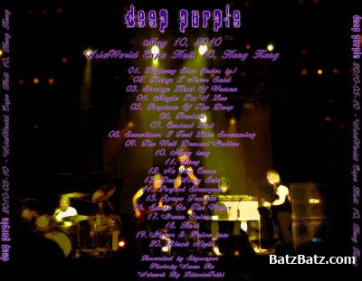 Deep Purple - Asia World Expo Hall Hong Kong 2010 (bootleg)