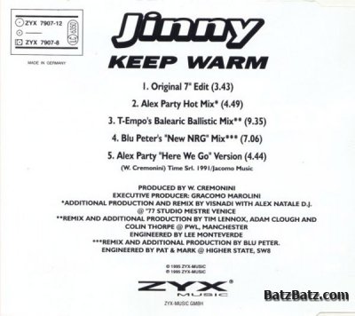 Jinny - Keep Warm (Maxi-Single) (1995)