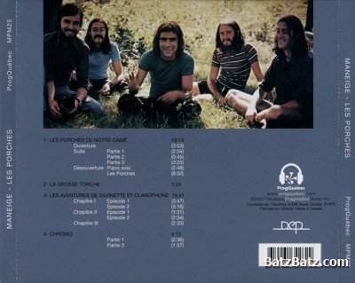 Maneige - Les Porches 1975 (ProgQuebec 2007) Lossless