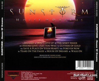 Sunstorm - House Of Dreams (2009) Lossless