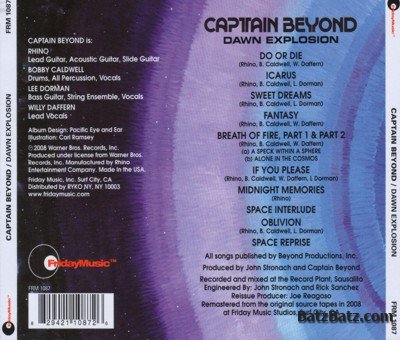 Captain Beyond - Dawn Explosion 1977 (Remast. 2008) Lossless