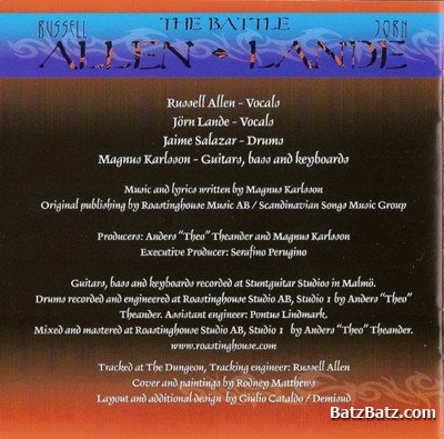 Russel Allen & Jorn Lande - The Battle (2005) Lossless