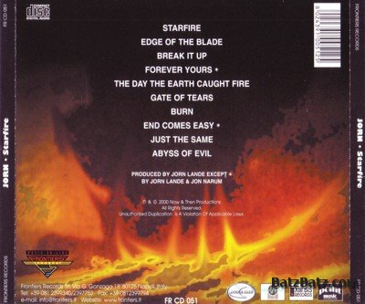 Jorn Lande - Starfire (2000) Lossless