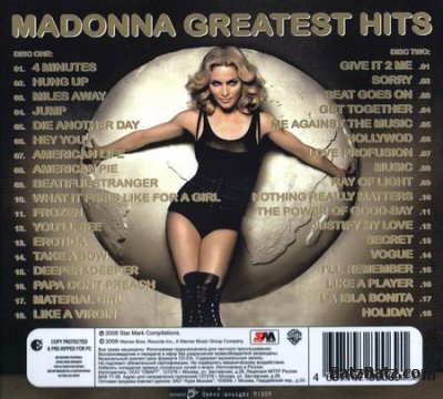 Madonna - Greatest Hits [Star Mark], 2CD (2008) (Lossless + MP3)