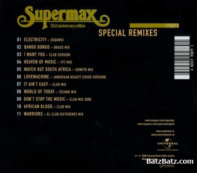 Supermax - The Box 33rd Anniversary Special Edition, Part2 (10D Box) 2009 (Lossless + MP3)