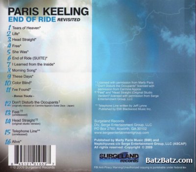 Paris Keeling - End of Ride Revisited (2009)