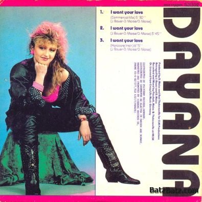 Dayana -  I Want Your Love (Maxi-Single) 1989