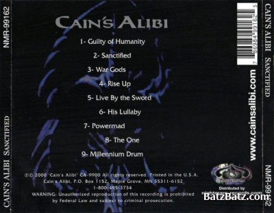 Cain's Alibi - Sanctified (2000)