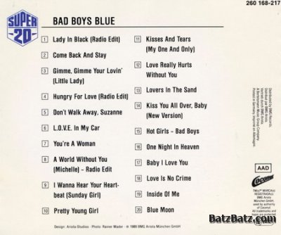 Bad Boys Blue - Super 20 (1989) (Lossless + MP3)