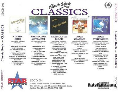 The London Symphony Orchestra  Classic Rock  CLASSICS [Five CD. Boxed Set] (1990)