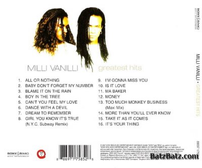 Milli Vanilli - Greatest Hits (2007) (Lossless + MP3)