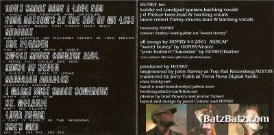 HONKY - House of Good Tires 2001