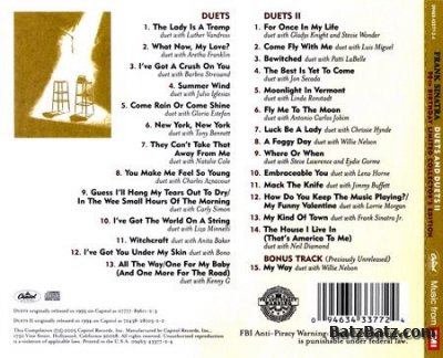 Frank Sinatra - Duets and Duets II (90th Birthday Limited Collector's Edition, 2CD) 2005 (Lossless + MP3)