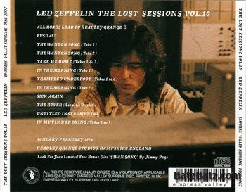 Led Zeppelin - The Lost Sessions Vol.10 2007 (bootleg)