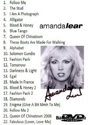 Amanda Lear - Videocollection (1975-2006) (DVD-5)