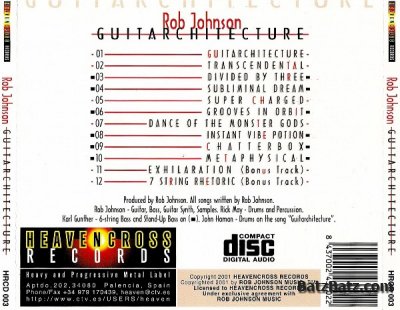 Rob Johnson - Guitarchitecture 2001 (mp3 +lossless)