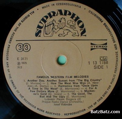 Prague Radio Dance Orchestra / Josef Vobruba - Famous Western Film Melodies 1976