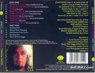 John Mayall - Ten Years Are Gone 2009 (LOSSLESS)