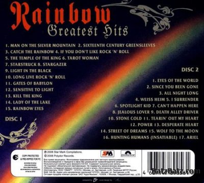 Rainbow - Greatest Hits [Star Mark] 2CD (2008) (Lossless + MP3)