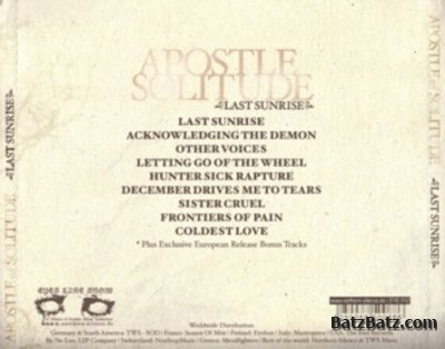 Apostle Of Solitude - Last Sunrise 2010 (lossless+mp-3)