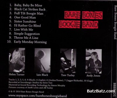 Bare Bones Boggie Band - Bare Bones Boggie Band 2010 (Promo)