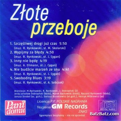 Ryszard Rynkowski - Zlote Przeboje (2cd) 2003