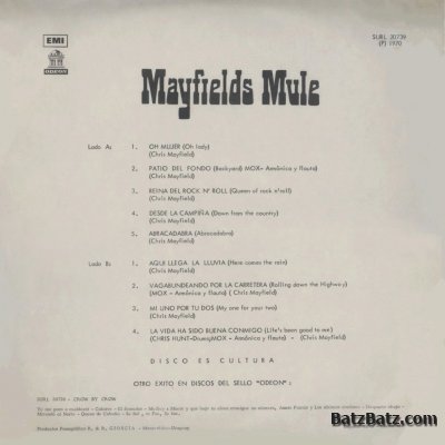 Mayfield's Mule - Mayfield's Mule (LP/CD) 1970 (Lossless)