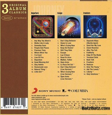 Journey - 3 Original Album Classics 2010