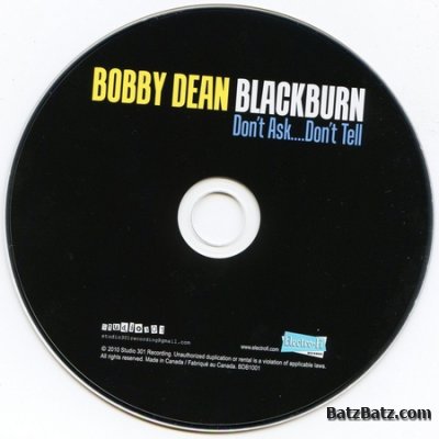 Bobby Dean Blackburn - Don't Ask...Don't Tell (2010)