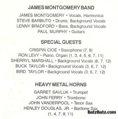 James Montgomery Band - The Oven Is On (1991)