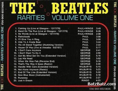 VA - The Solo Beatles - Rarities Volume One (2010)