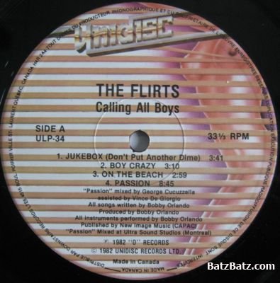 The Flirts - Calling All Boys (1982) (Lossless)