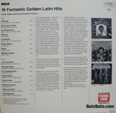 Frank Valdor - 16 Fantastic Golden Latin Hits (1978)