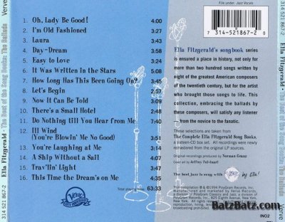 Ella Fitzgerald - The Best Of The Song Books - The Ballads (1994)