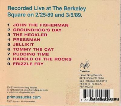 Primus - Suck On This 1990 (Lossless)