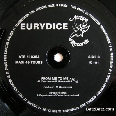 Eurydice - Music Of Stars / From Me To Me (SP) 1981