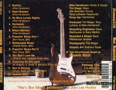 Mike Henderson - Homesick Oakland Blues (1998)