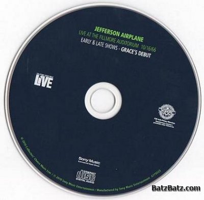 Jefferson Airplane - Live at the Fillmore Auditorium 10-16-66 Grace's Debut 2010 (Lossless)