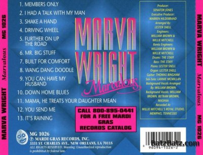 Marva Wright - Marvalous (1995)