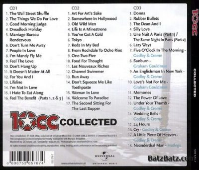 10cc - Collected (3CD) 2008 (Lossless + MP3)