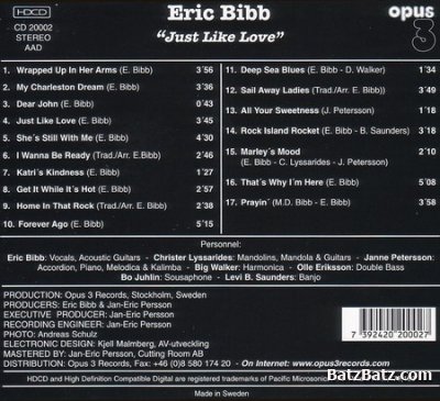 Eric Bibb - Just Like Love (2005)