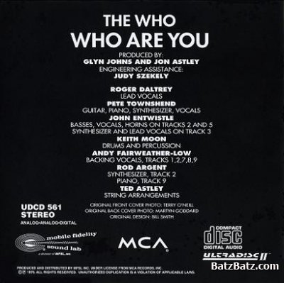 The Who - Who Are You 1978 (Lossless)