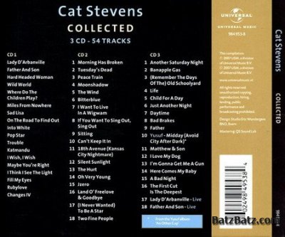 Cat Stevens - Collected (3CD) 2007 (Lossless + MP3)